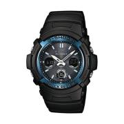 Zonnehars Horloge Blauw Zwart Casio , Black , Heren