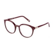 Rode Plastic Wijzerplaat Frames Police , Brown , Dames