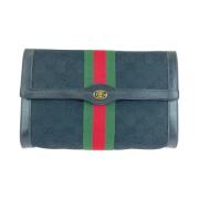 Pre-owned Canvas clutches Gucci Vintage , Multicolor , Dames