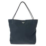 Pre-owned Canvas prada-bags Prada Vintage , Black , Dames