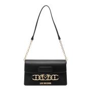 Stijlvolle Dames Schoudertas Love Moschino , Black , Dames