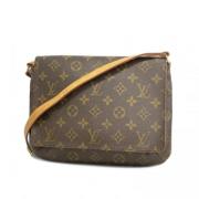 Pre-owned Fabric louis-vuitton-bags Louis Vuitton Vintage , Brown , Da...