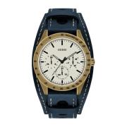 Gouden Doos Horloge W1100G2 Guess , Blue , Heren