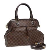 Pre-owned Canvas louis-vuitton-bags Louis Vuitton Vintage , Brown , Da...