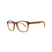 Heren Plastic Frame Bril met Bruine Wijzerplaat Gant , Brown , Heren