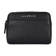 Mannen Pouch Tas John Richmond , Black , Heren