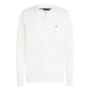 Pima ORG CTN Cashmere Sweater Tommy Hilfiger , White , Heren