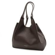 Bruine leren schoudertas Aw24 Gianni Chiarini , Brown , Dames