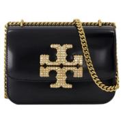 Leather shoulder-bags Tory Burch , Black , Dames