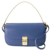 Leather clutches A.p.c. , Blue , Dames