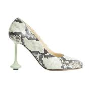 Sneakskin Pumps met Stiletto Hak Loewe , Green , Dames