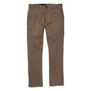 Moderne Stretch Chino Lange broek Volcom , Brown , Heren