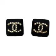 Pre-owned Metal chanel-jewelry Chanel Vintage , Black , Dames