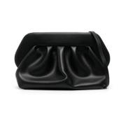 Vegan Clutch Tas met Magnetische Sluiting THEMOIRè , Black , Dames