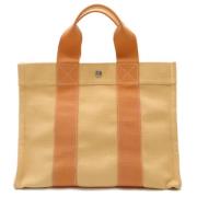 Pre-owned Canvas totes Hermès Vintage , Orange , Dames