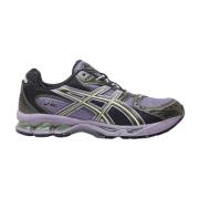 Sneakers met Mesh Panelen en Gel Technologie Asics , Purple , Dames