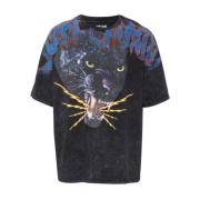 Zwarte T-shirts en Polos met Voorkantprint Just Cavalli , Black , Here...