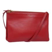 Pre-owned Leather celine-bags Celine Vintage , Red , Dames