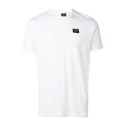 Klassieke 010C T-shirt voor mannen Paul & Shark , White , Heren