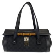 Pre-owned Canvas gucci-bags Gucci Vintage , Black , Dames