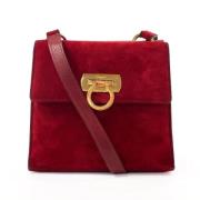 Pre-owned Leather shoulder-bags Salvatore Ferragamo Pre-owned , Red , ...