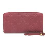 Pre-owned Canvas wallets Louis Vuitton Vintage , Red , Dames