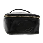 Pre-owned Leather chanel-bags Chanel Vintage , Black , Dames