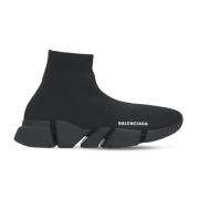 Sok Sneakers met Rubberen Zool Balenciaga , Black , Dames