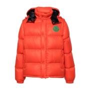 Oranje Cyclone Jacket Moncler , Orange , Heren