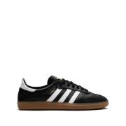 Zwarte Sneakers Paneelontwerp Adidas , Black , Dames