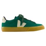 Leather sneakers Veja , Green , Dames