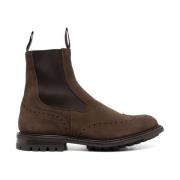 Beatles Commando Sole Leren Laarzen Tricker's , Brown , Heren