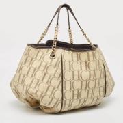 Pre-owned Leather handbags Carolina Herrera Pre-owned , Beige , Dames