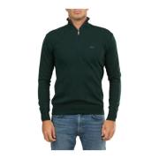 Heren Pullover met rits La Martina , Green , Heren