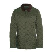 Gewatteerde Liddesdale Jacket Wax Stijl Barbour , Green , Heren