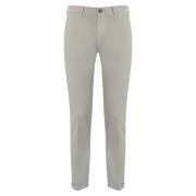 Slim Katoen IJs Grijs Broek Re-Hash , Gray , Heren