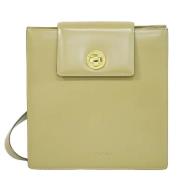 Pre-owned Leather shoulder-bags Bvlgari Vintage , Beige , Dames