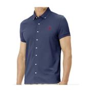 Korte mouwen overhemden - Casual stijl U.s. Polo Assn. , Blue , Heren