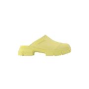 Fabric flats Ganni , Yellow , Dames