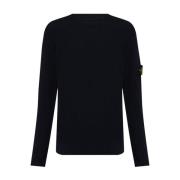 Blauwe Sweater Collectie Stone Island , Black , Heren