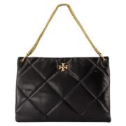 Leather handbags Tory Burch , Black , Dames