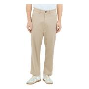 Chino Broek in Katoen Twill A Bathing APE , Beige , Heren