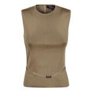 Slvls Shell-Sleeveless-Pullover Ralph Lauren , Gray , Dames