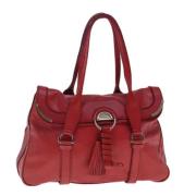 Pre-owned Leather celine-bags Celine Vintage , Red , Dames