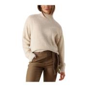 Beige Andrea Sweater - Veelzijdige Stijl Moscow , Beige , Dames