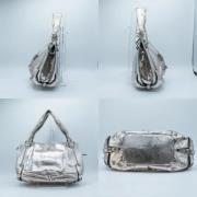 Pre-owned Leather celine-bags Celine Vintage , Gray , Dames