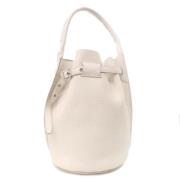 Pre-owned Leather celine-bags Celine Vintage , White , Dames