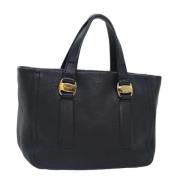 Pre-owned Leather handbags Salvatore Ferragamo Pre-owned , Black , Dam...