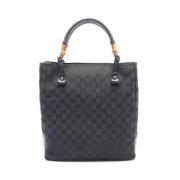 Pre-owned Leather gucci-bags Gucci Vintage , Black , Dames