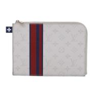 Pre-owned Canvas louis-vuitton-bags Louis Vuitton Vintage , White , Da...